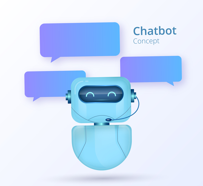 how chatbot looks like on a website