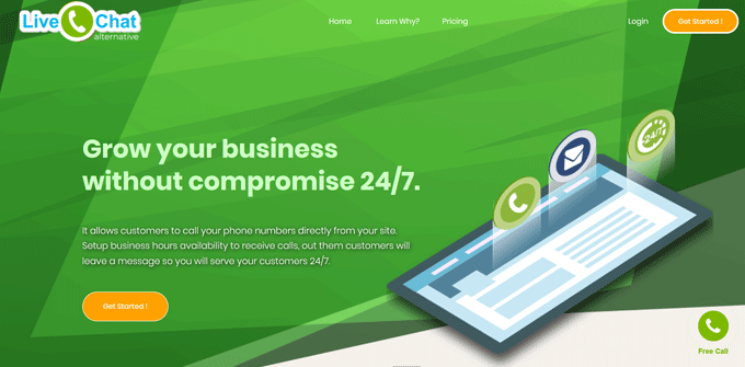 live chat alternative for website